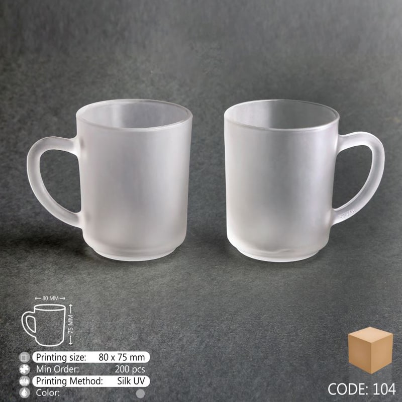 لیوان شیشه ای یخی کد 104 لیوان شیشه ای یخی کد 104